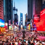 Incredible view of Times Square NYC